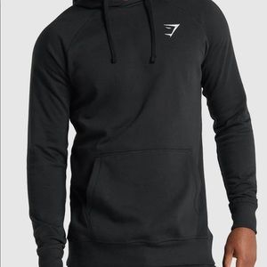 Men’s black gymshark hoodie L